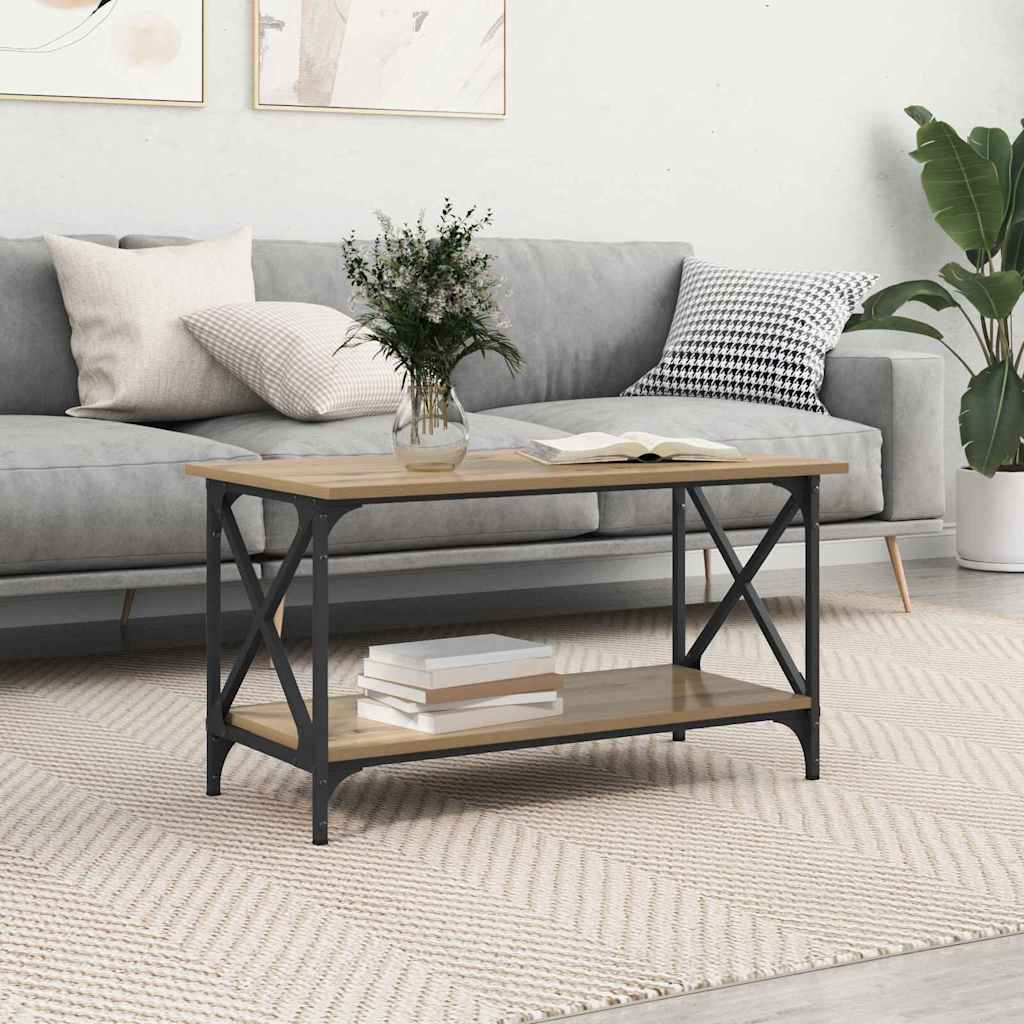 Couchtisch Artisan-Eiche 80 x 45 x 45.5 cm Holzwerkstoff