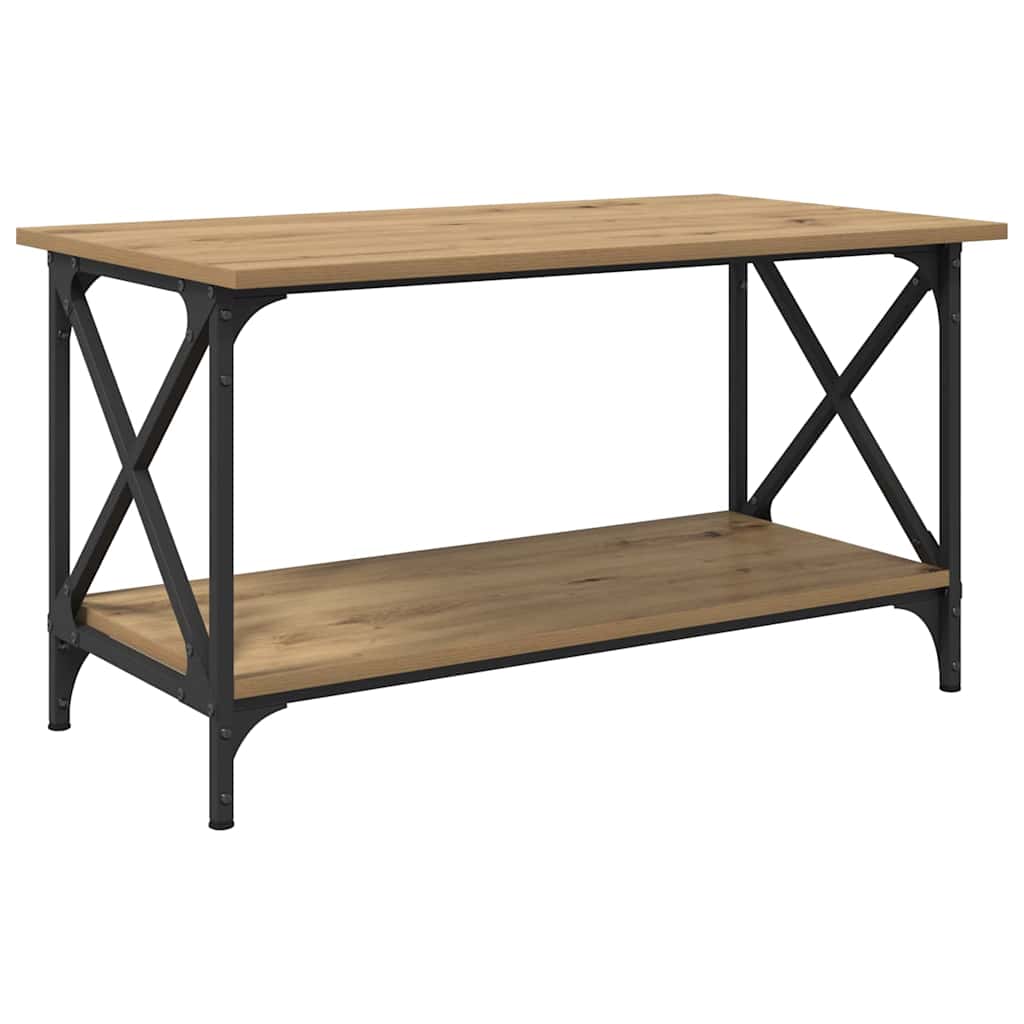 Couchtisch Artisan-Eiche 80 x 45 x 45.5 cm Holzwerkstoff