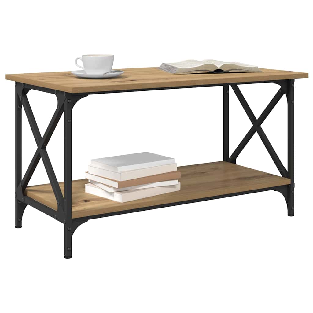 Couchtisch Artisan-Eiche 80 x 45 x 45.5 cm Holzwerkstoff