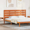 Kopfteil Wachsbraun 200,5 x 3 x 80 cm Massives Kiefernholz