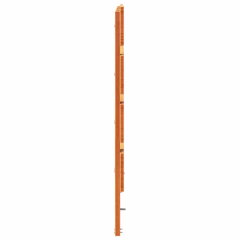 Kopfteil Wachsbraun 200,5 x 3 x 80 cm Massives Kiefernholz