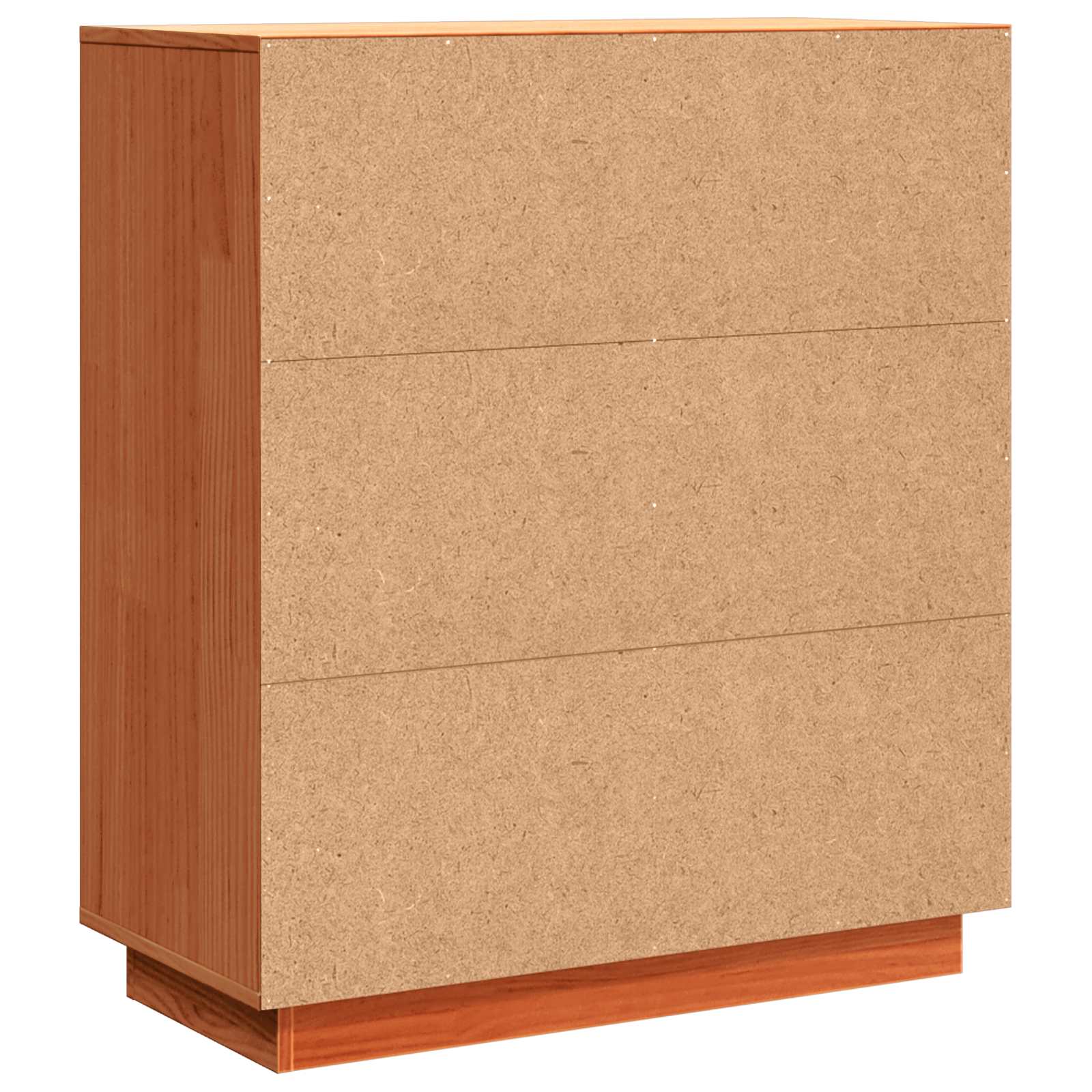 Sideboard Wachsbraun 70 x 34 x 80 cm Massives Kiefernholz