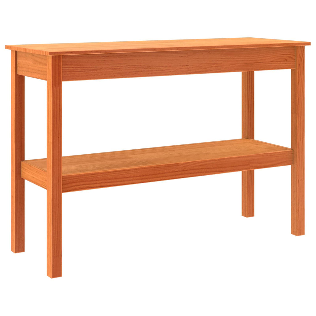 Konsolentisch Wachsbraun 110 x 40 x 75 cm Massives Kiefernholz