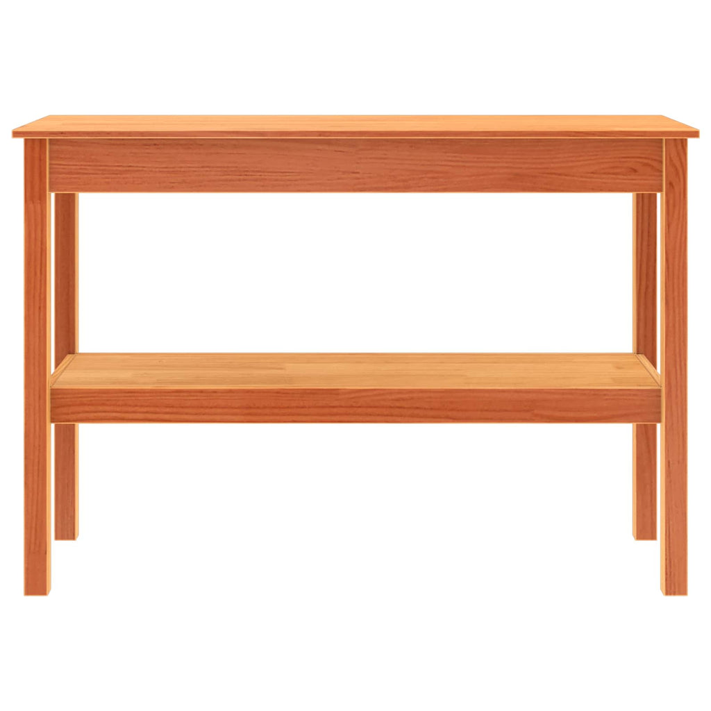 Konsolentisch Wachsbraun 110 x 40 x 75 cm Massives Kiefernholz