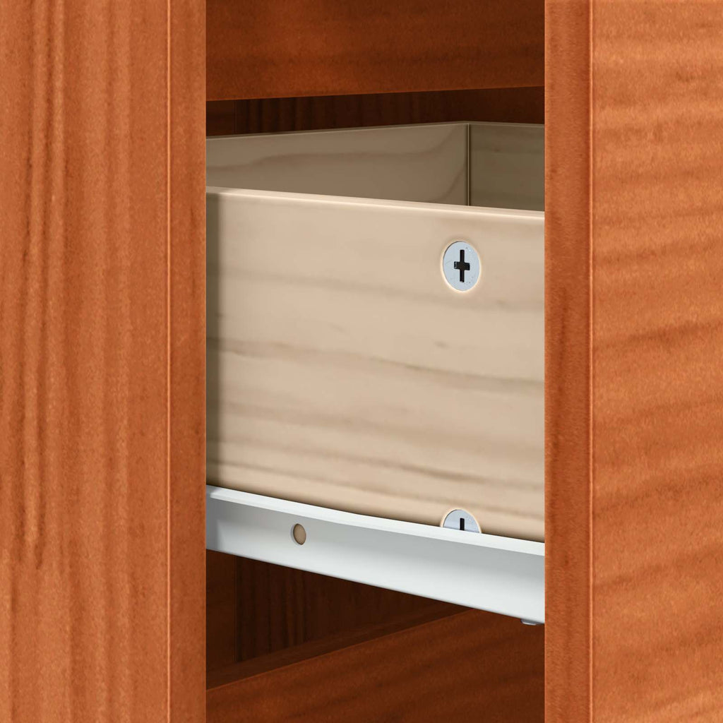 Sideboard mit Schubladen Braun Eichen-Optik 111 x 34 x 75 cm