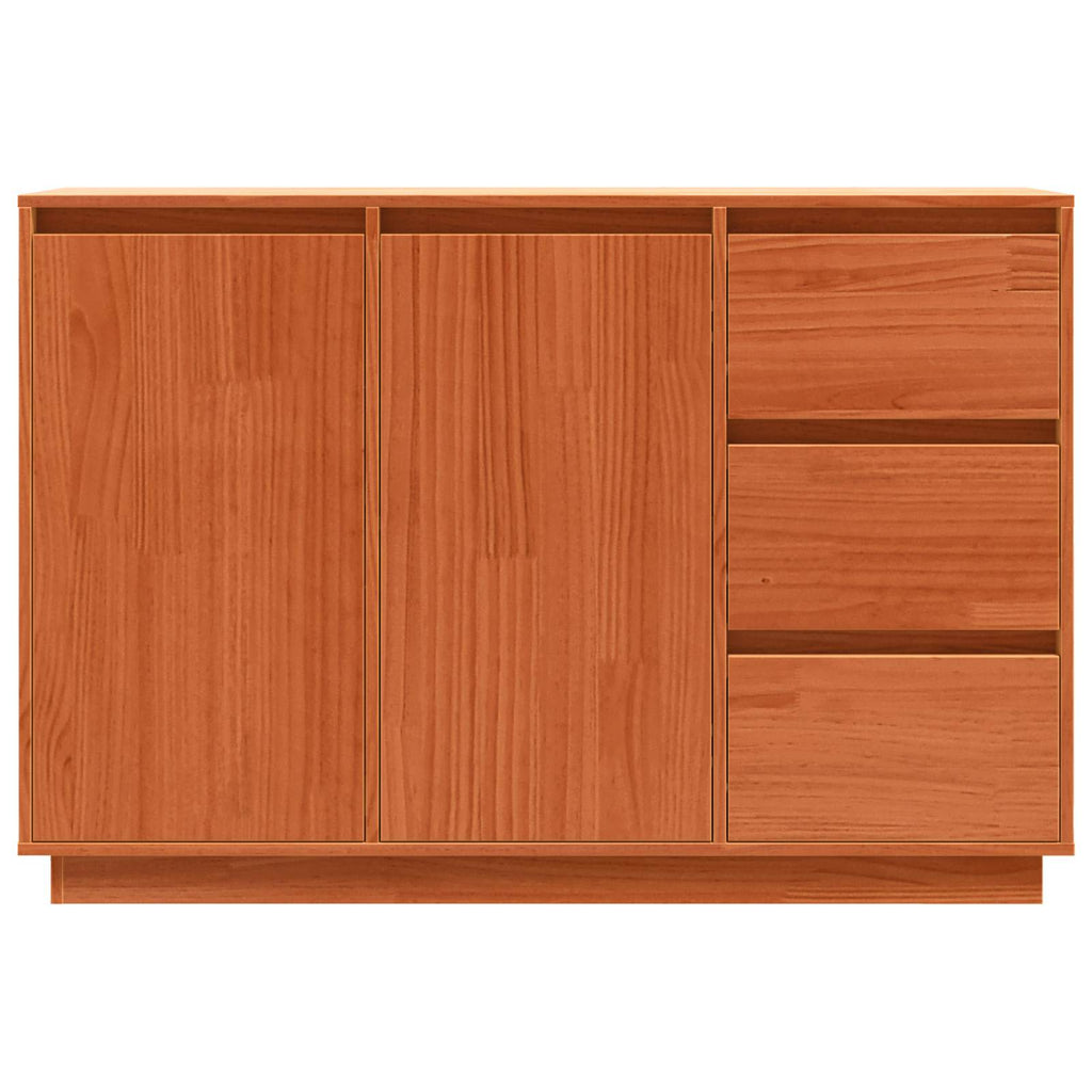 Sideboard mit Schubladen Braun Eichen-Optik 111 x 34 x 75 cm