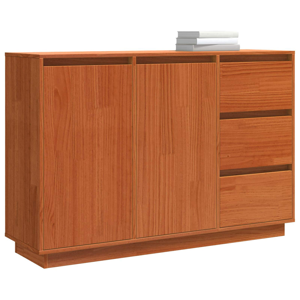 Sideboard mit Schubladen Braun Eichen-Optik 111 x 34 x 75 cm