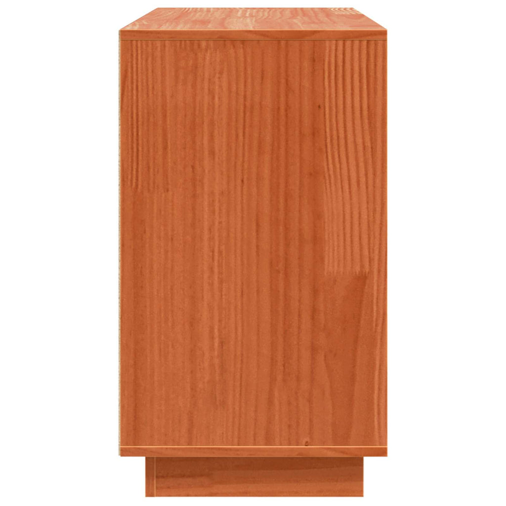 Sideboard Braun Eichen-Optik 111 x 34 x 60 cm