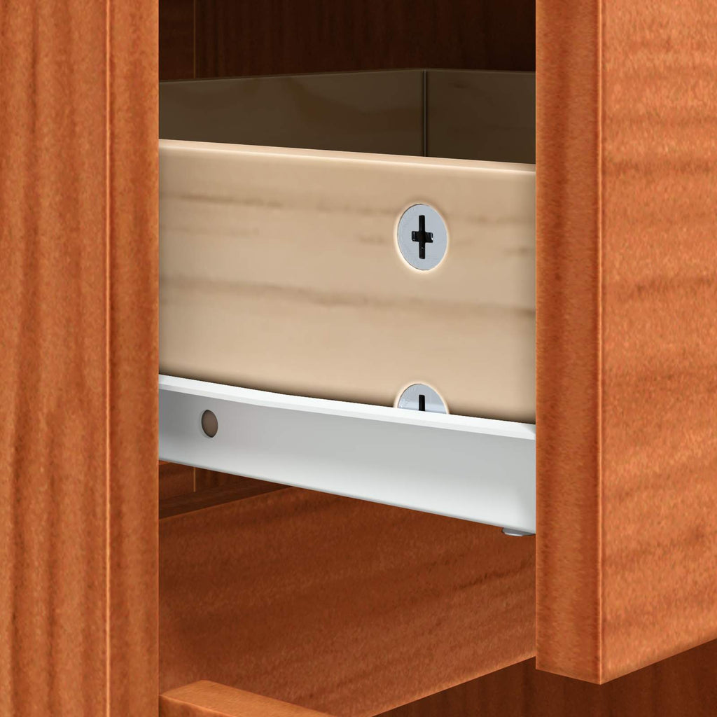 Sideboard Wachsbraun 110 x 34 x 75 cm Massives Kiefernholz