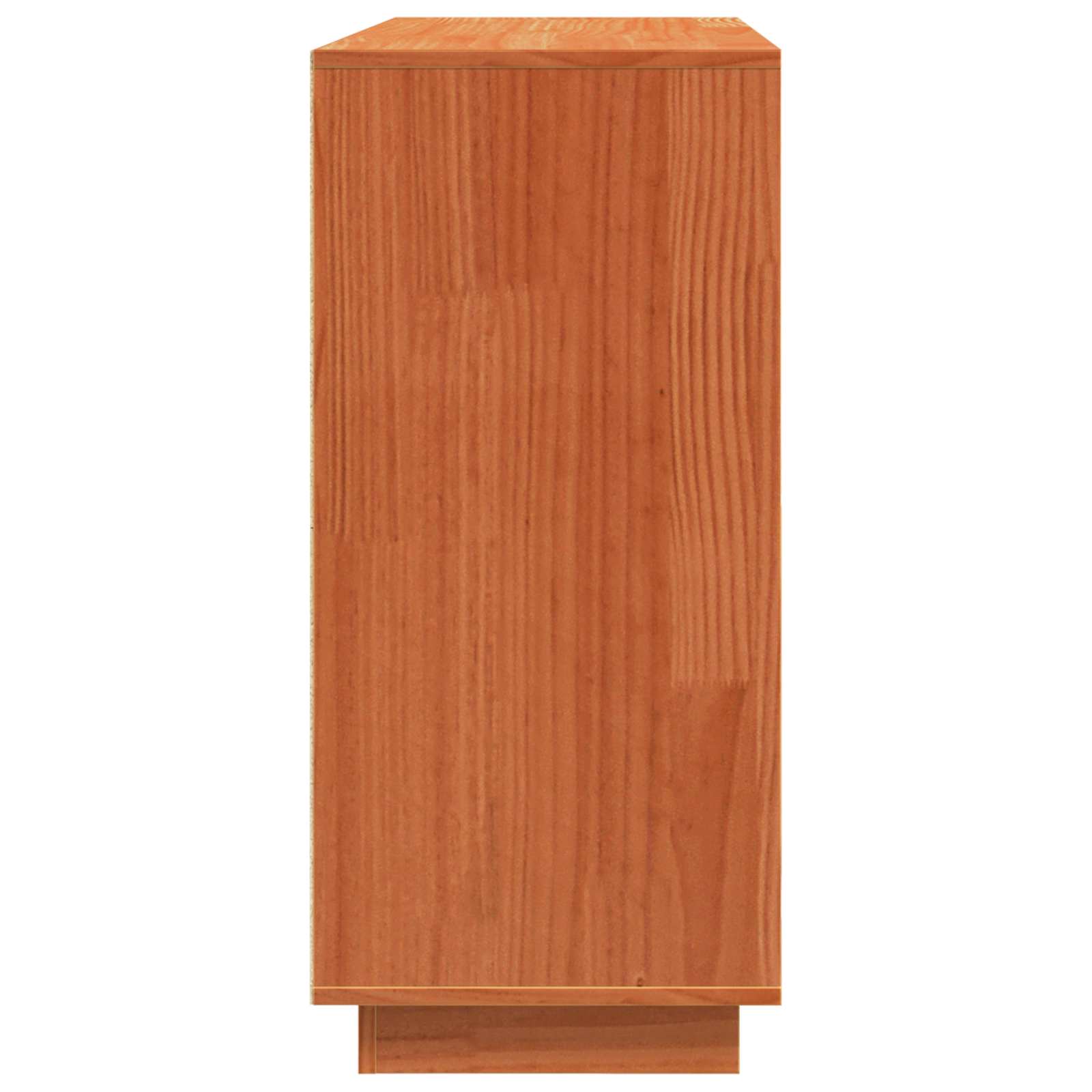 Sideboard Wachsbraun 110 x 34 x 75 cm Massives Kiefernholz