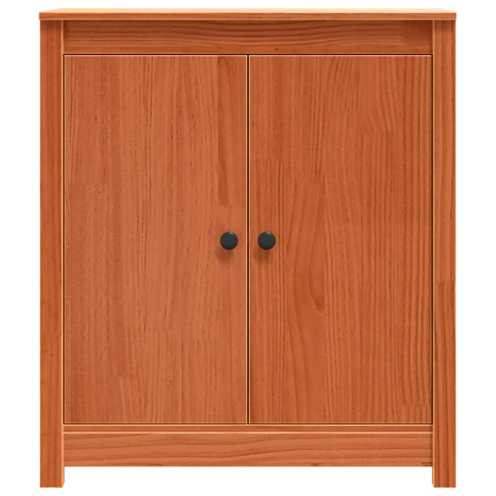 Sideboard Wachsbraun 70 x 35 x 80 cm Massives Kiefernholz