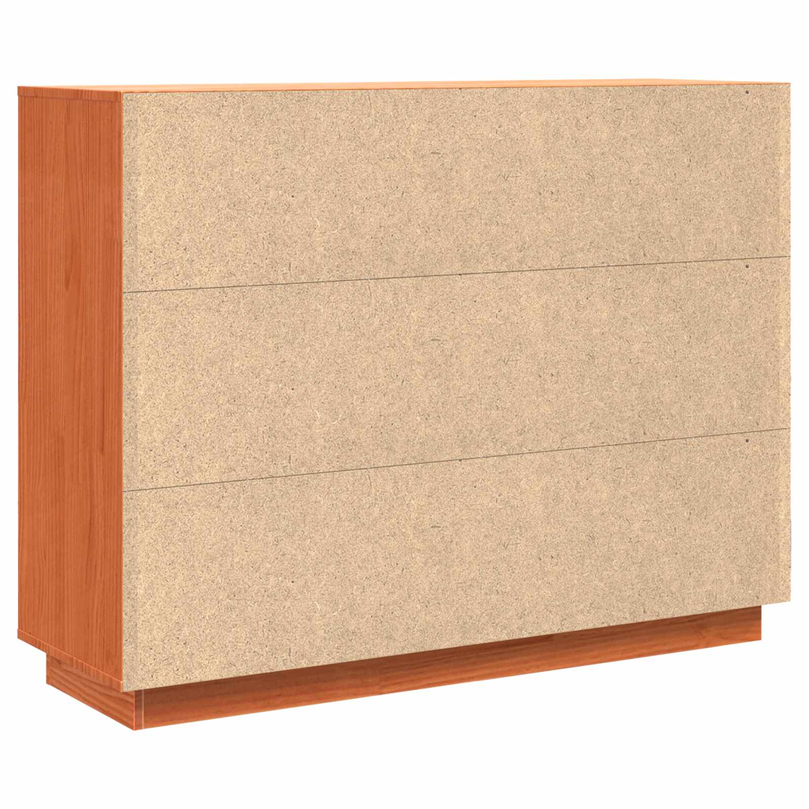 Sideboard Wachsbraun 104,5 x 34 x 80 cm Massives Kiefernholz