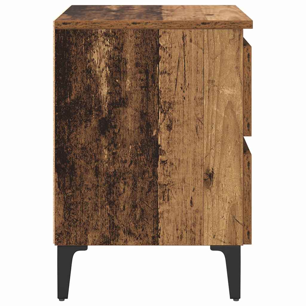 Nachttisch Altholz 40 x 35 x 50 cm Holzwerkstoff