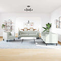 Wohnzimmer Couch 3 pcs Hellgrau 194 x 74,5 x 70,5 cm Samt