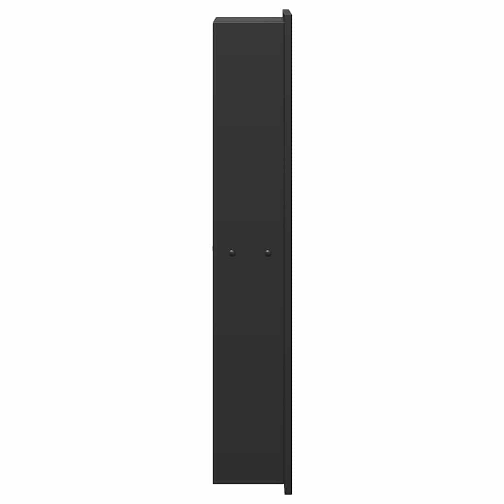 Duschnische Schwarz 60 x 20 x 9,5 cm Edelstahl