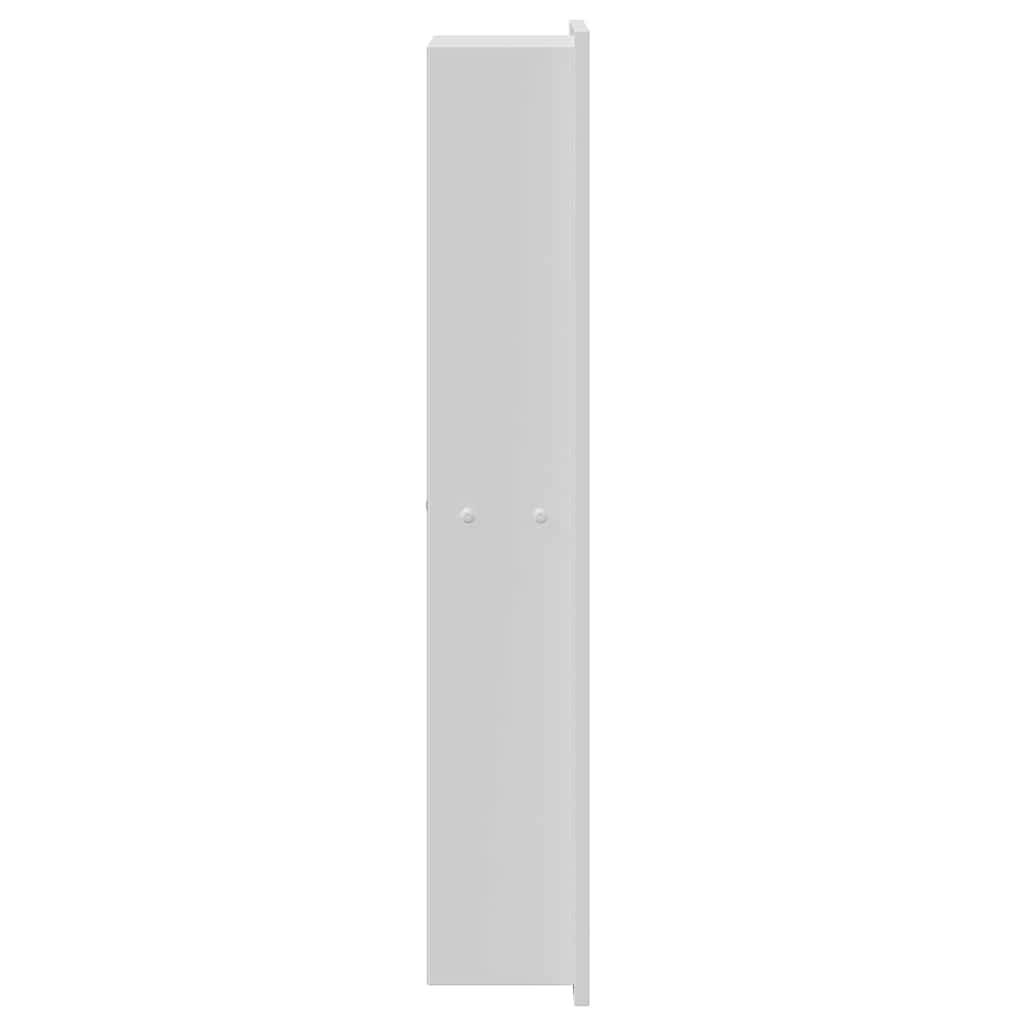 Duschnische Weiß 60 x 20 x 9,5 cm Edelstahl