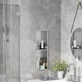 Duschnische Silber 60 x 20 x 9,5 cm Edelstahl