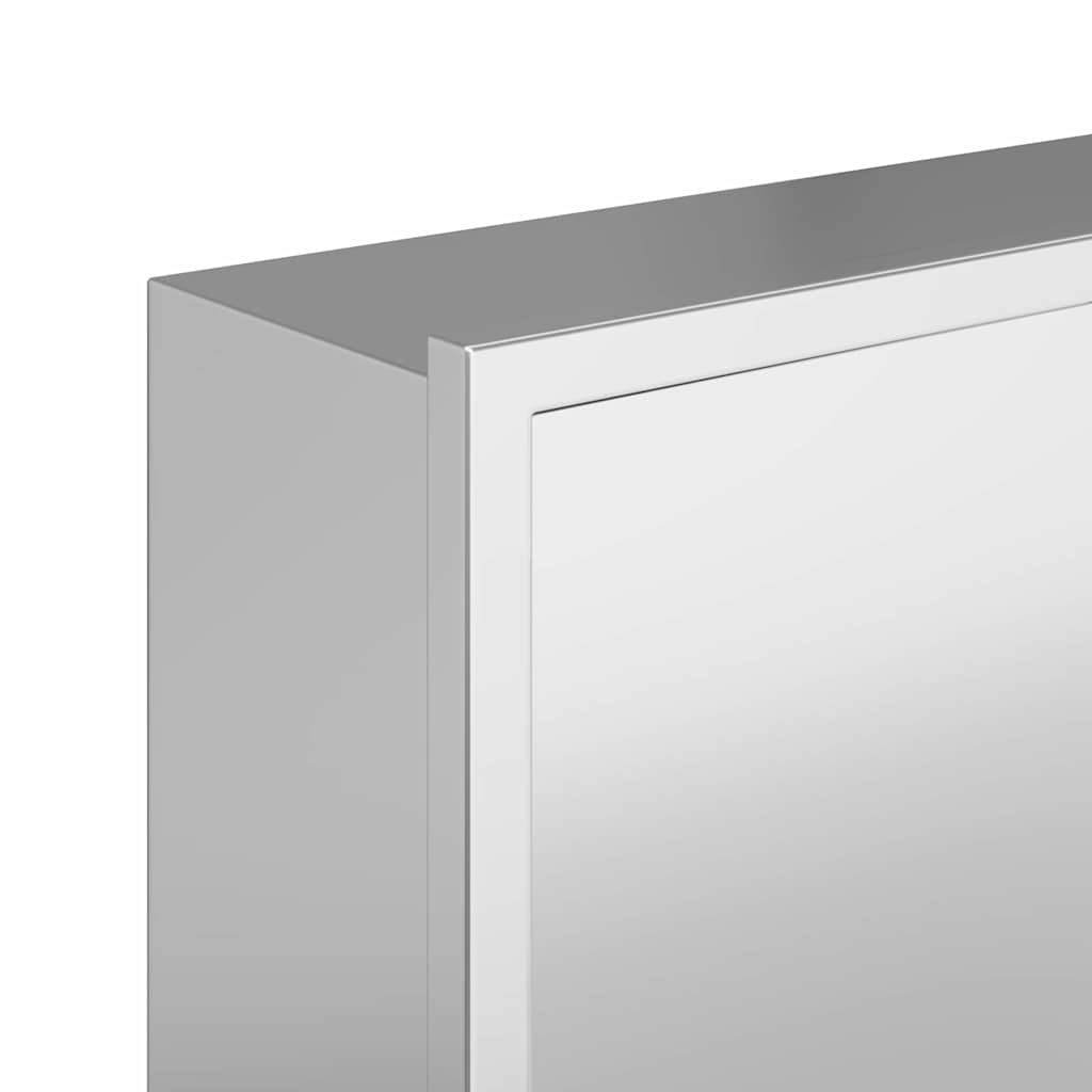 Duschnische Silber 90 x 20 x 9,5 cm Edelstahl
