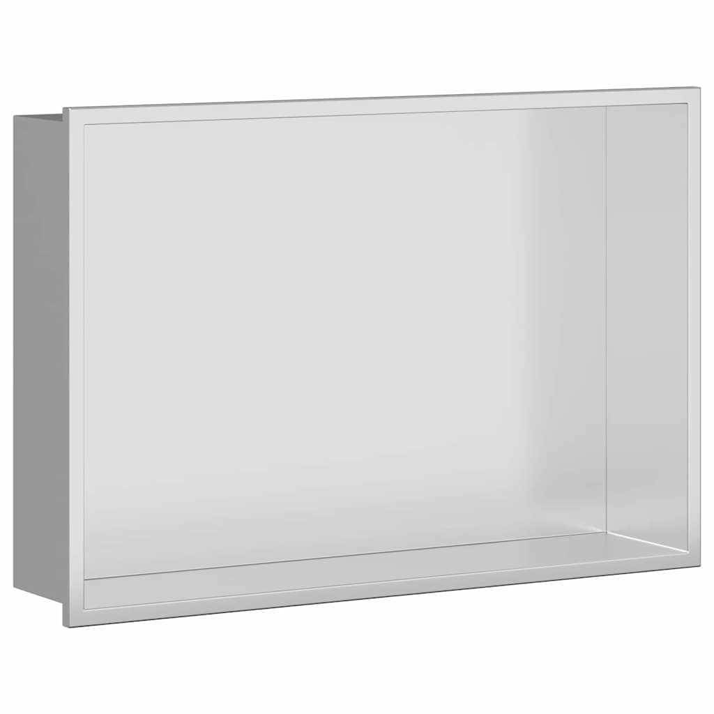 Duschnische Silber 45 x 30 x 9,5 cm Edelstahl