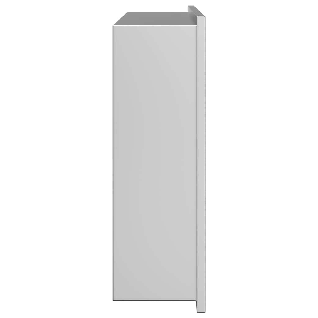 Duschnische Silber 45 x 30 x 9,5 cm Edelstahl