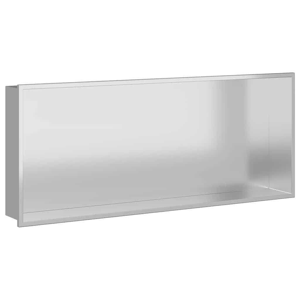 Duschnische Silber 75 x 30 x 9,5 cm Edelstahl