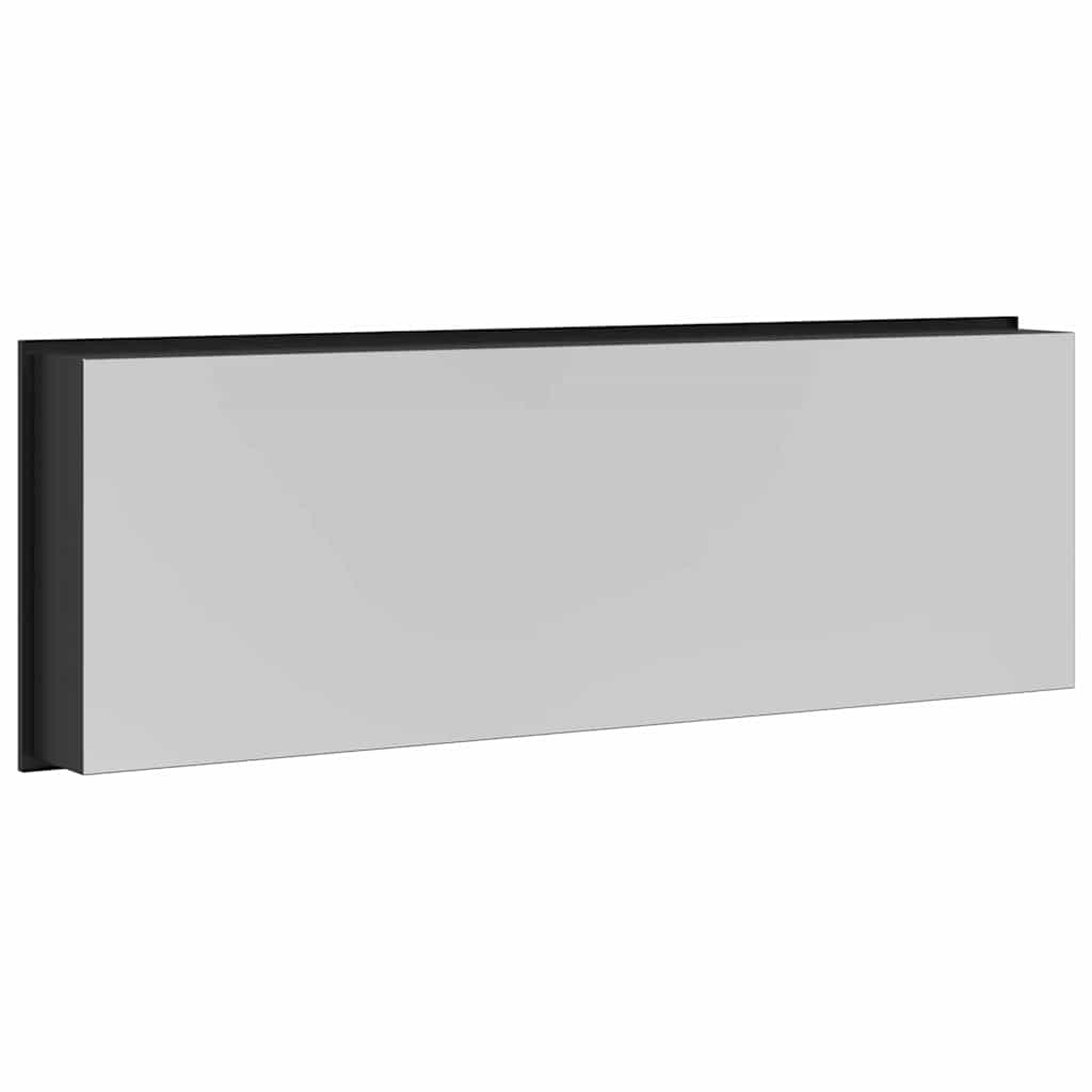 Duschnische Schwarz 90 x 30 x 9,5 cm Edelstahl