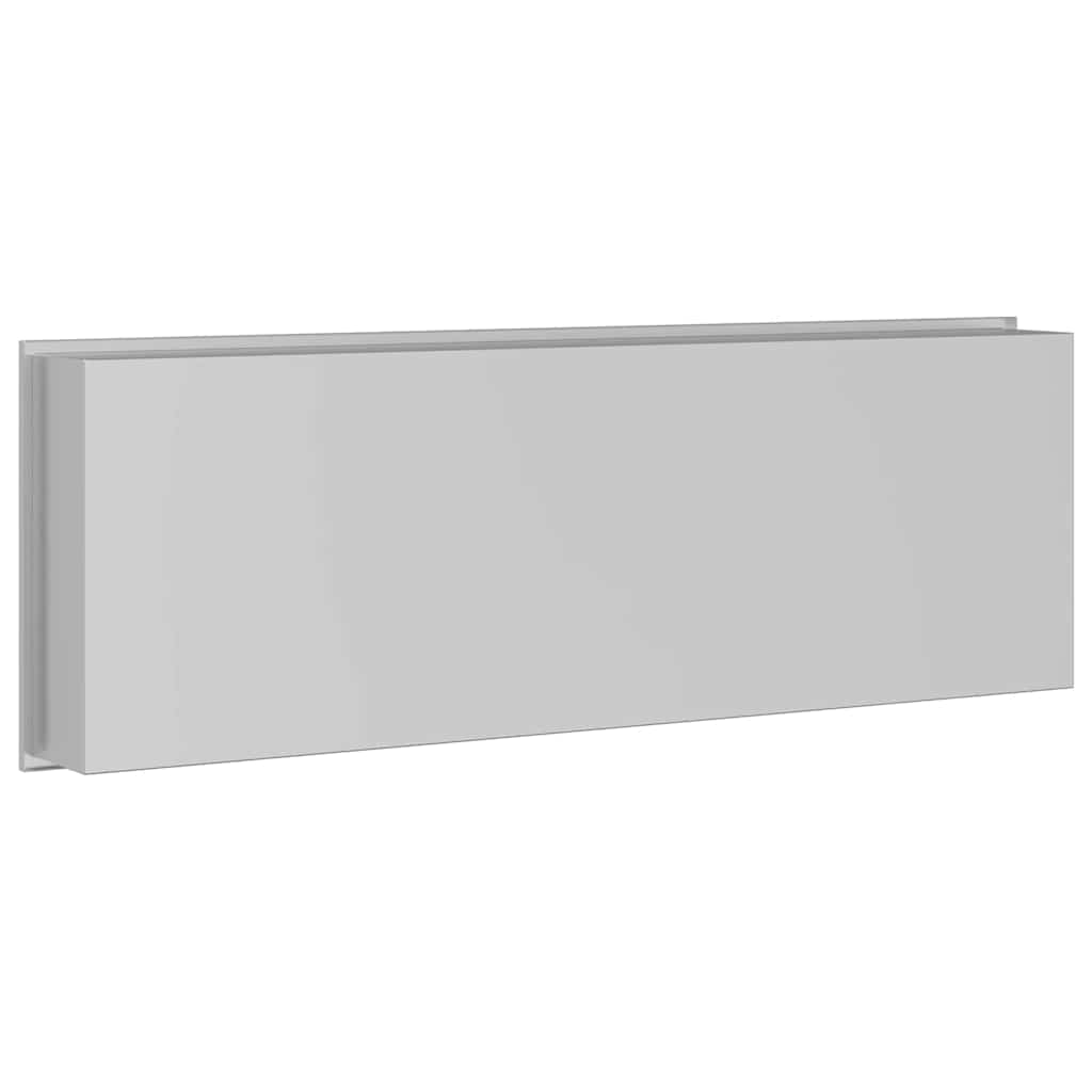 Duschnische Silber 90 x 30 x 9,5 cm Edelstahl