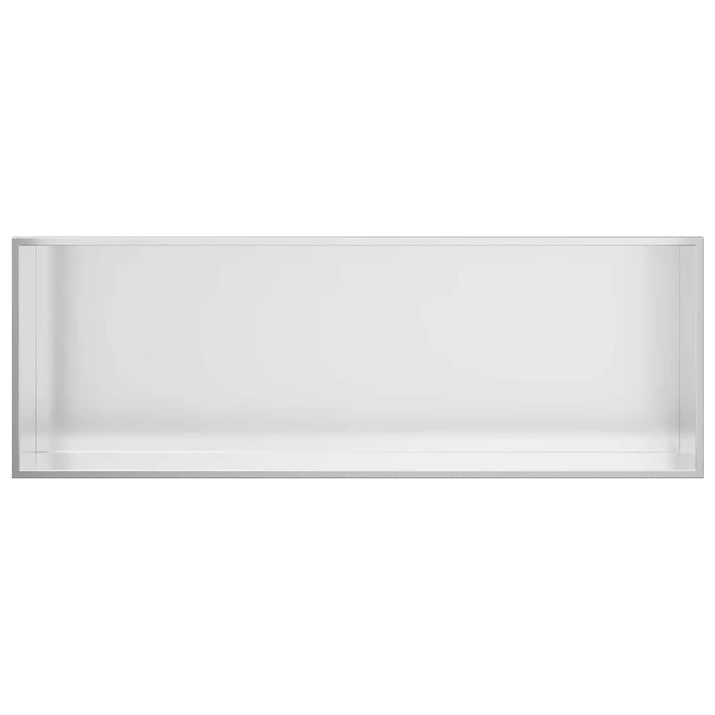 Duschnische Silber 90 x 30 x 9,5 cm Edelstahl