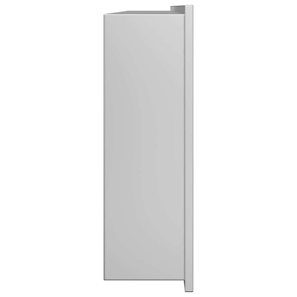 Duschnische Silber 90 x 30 x 9,5 cm Edelstahl