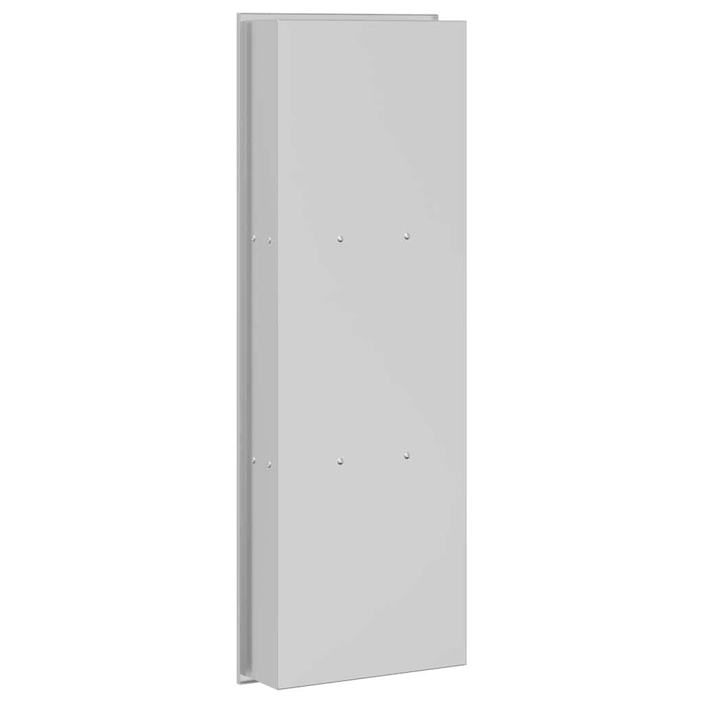 Duschnische Silber 90 x 30 x 9,5 cm Edelstahl