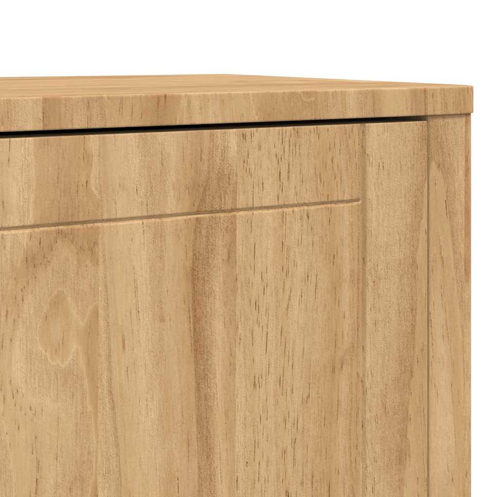 Sideboard FLORO Wachsbraun 70 x 30 x 70,5 cm Massivholz Kiefer