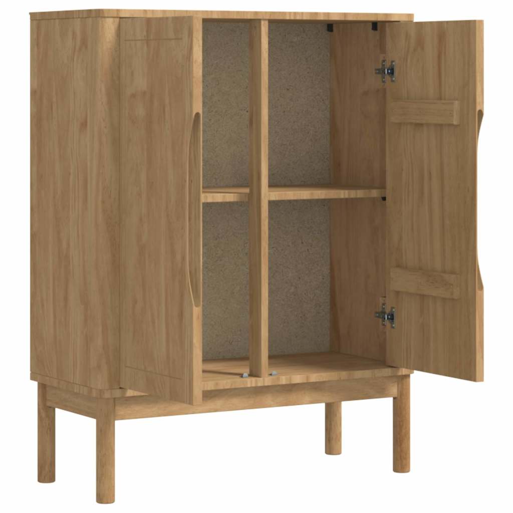 Sideboard FLORO Wachsbraun 70 x 30 x 70,5 cm Massivholz Kiefer