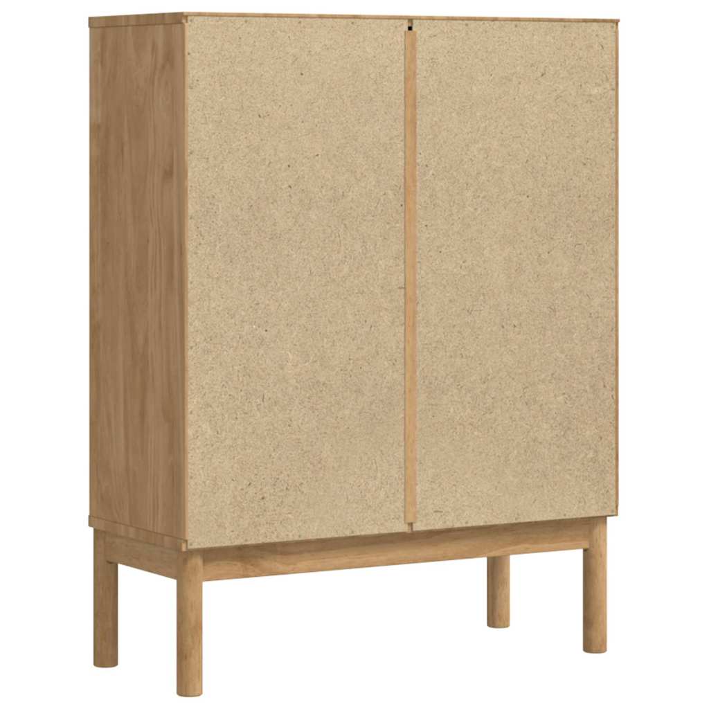 Sideboard FLORO Wachsbraun 70 x 30 x 70,5 cm Massivholz Kiefer