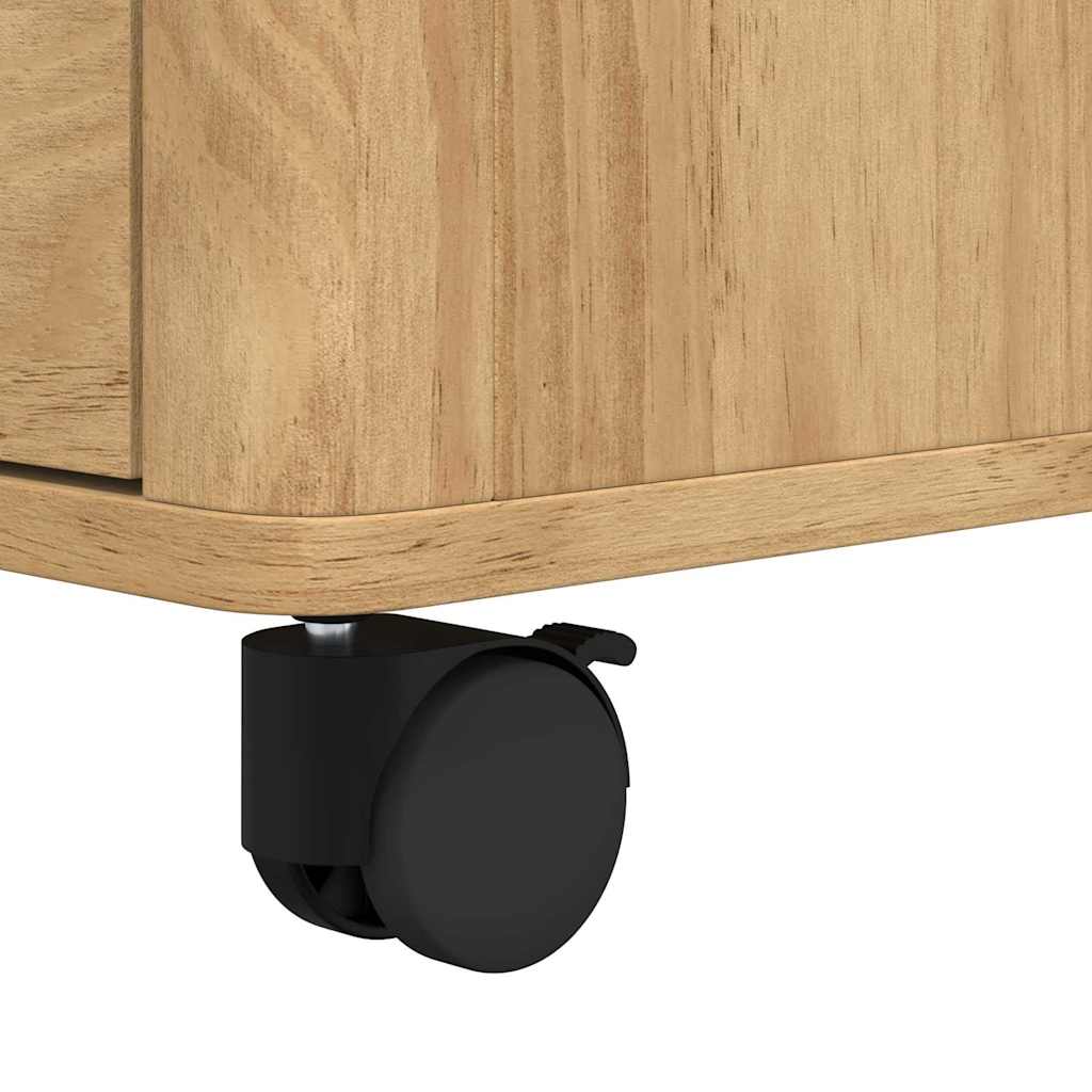 Küchentrolley FLORO Wachsbraun 72,5 x 45 x 80 cm