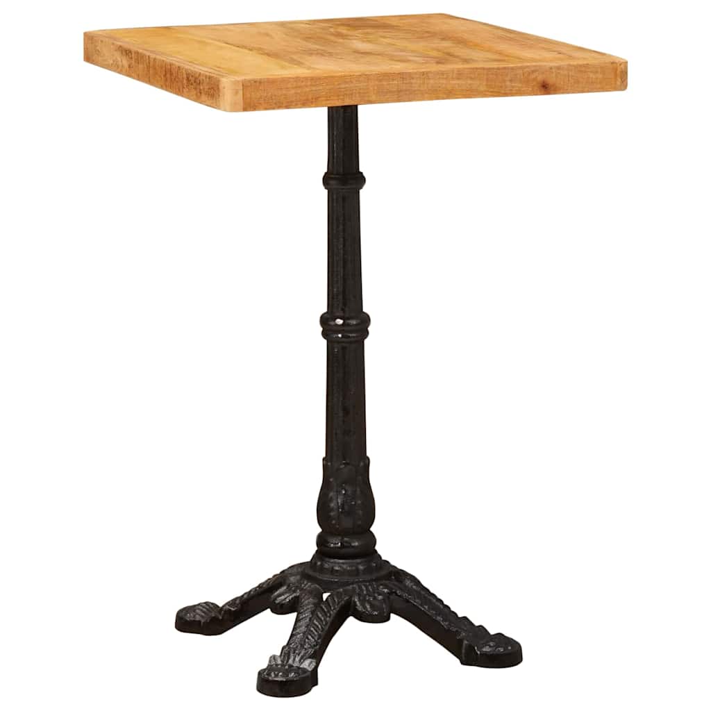 Bistrotisch Braun 50 x 50 x 76 cm Massivholz Mango