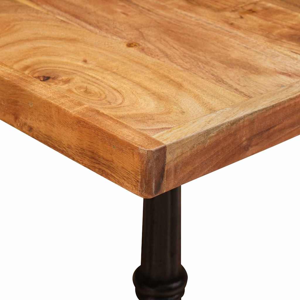 Bistrotisch Braun 50 x 50 x 76 cm Massivholz Akazie