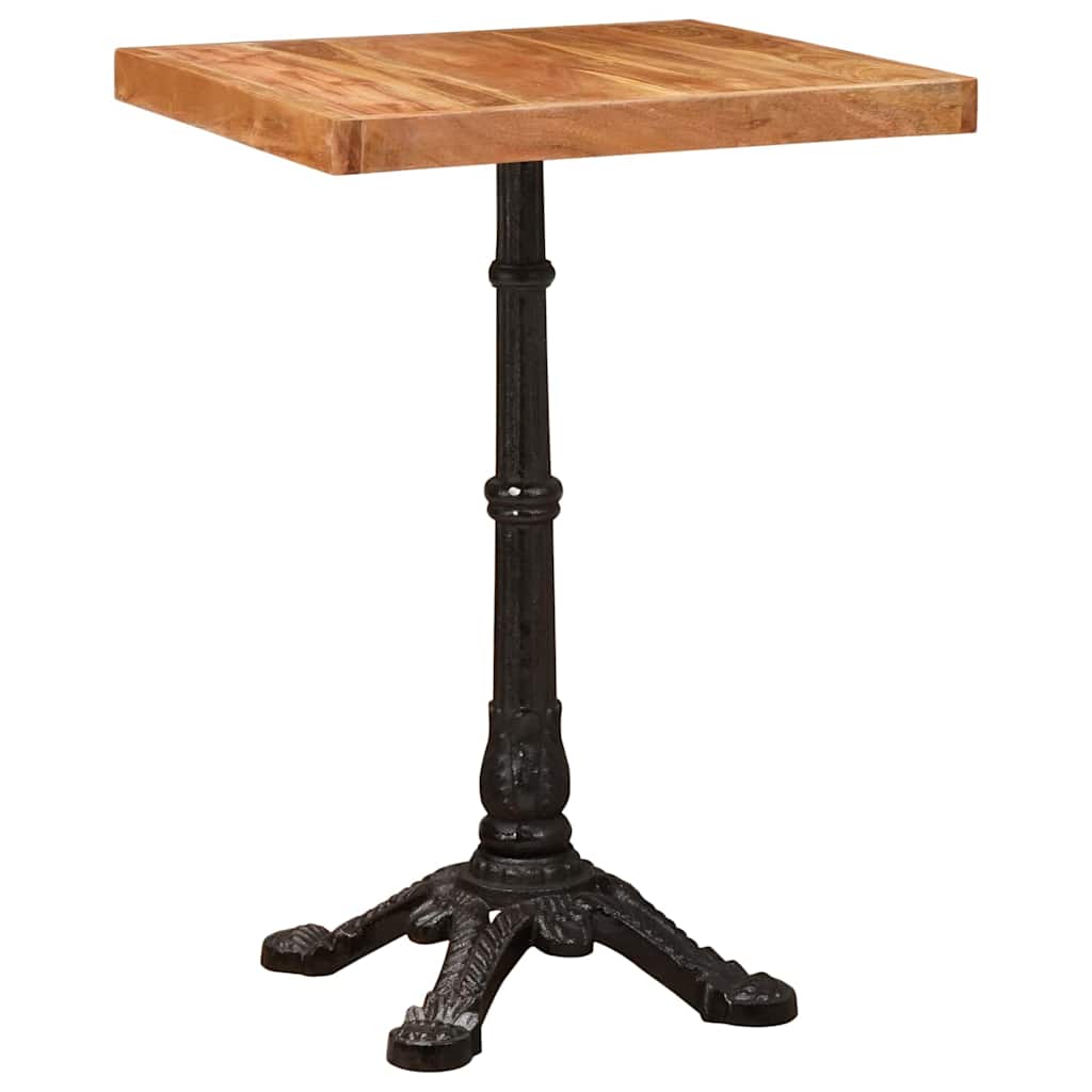 Bistrotisch Braun 50 x 50 x 76 cm Massivholz Akazie