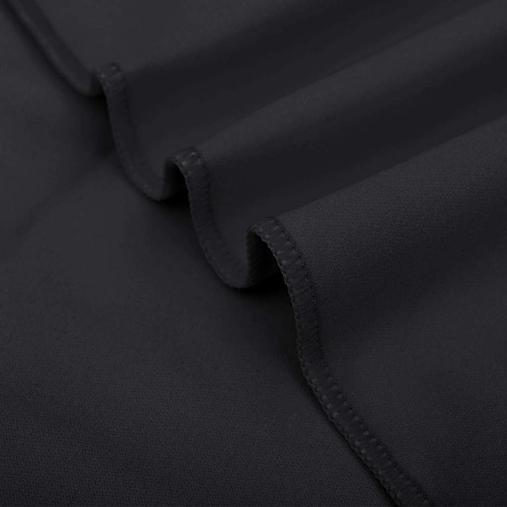 Sporthandtücher 2 pcs Schwarz 180 x 90 cm
