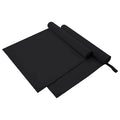 Sporthandtücher 2 pcs Schwarz 180 x 90 cm