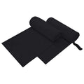 Sporthandtücher 2 pcs Schwarz 200 x 100 cm
