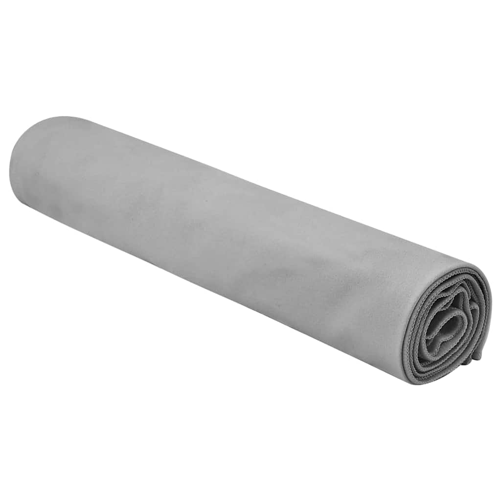 Sporthandtücher 2 pcs Dunkelgrau 140 x 70 cm