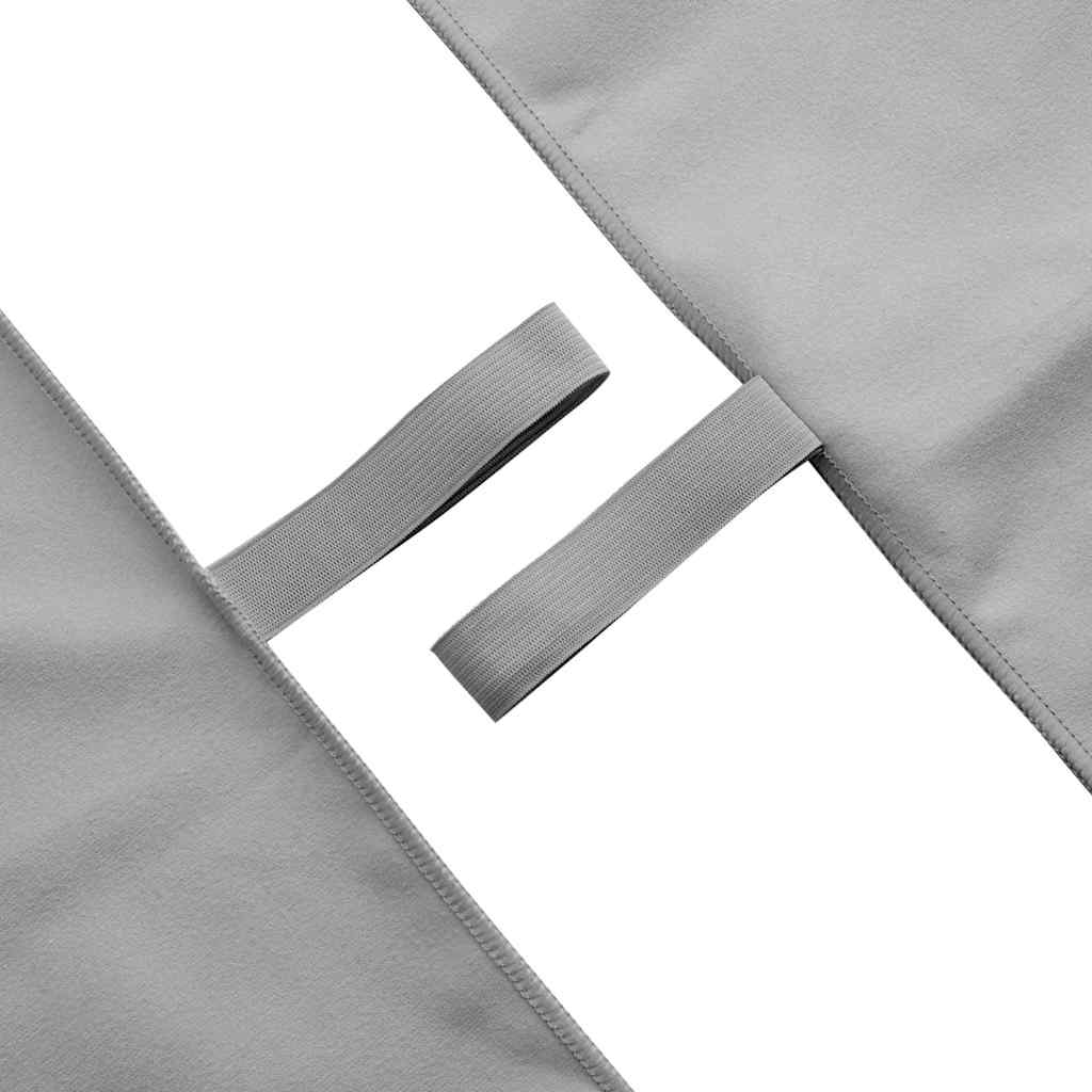 Sporthandtücher 2 pcs Dunkelgrau 90 x 180 cm