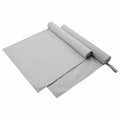 Sporthandtücher 2 pcs Grau 180 x 90 cm Polyester und Polyamid