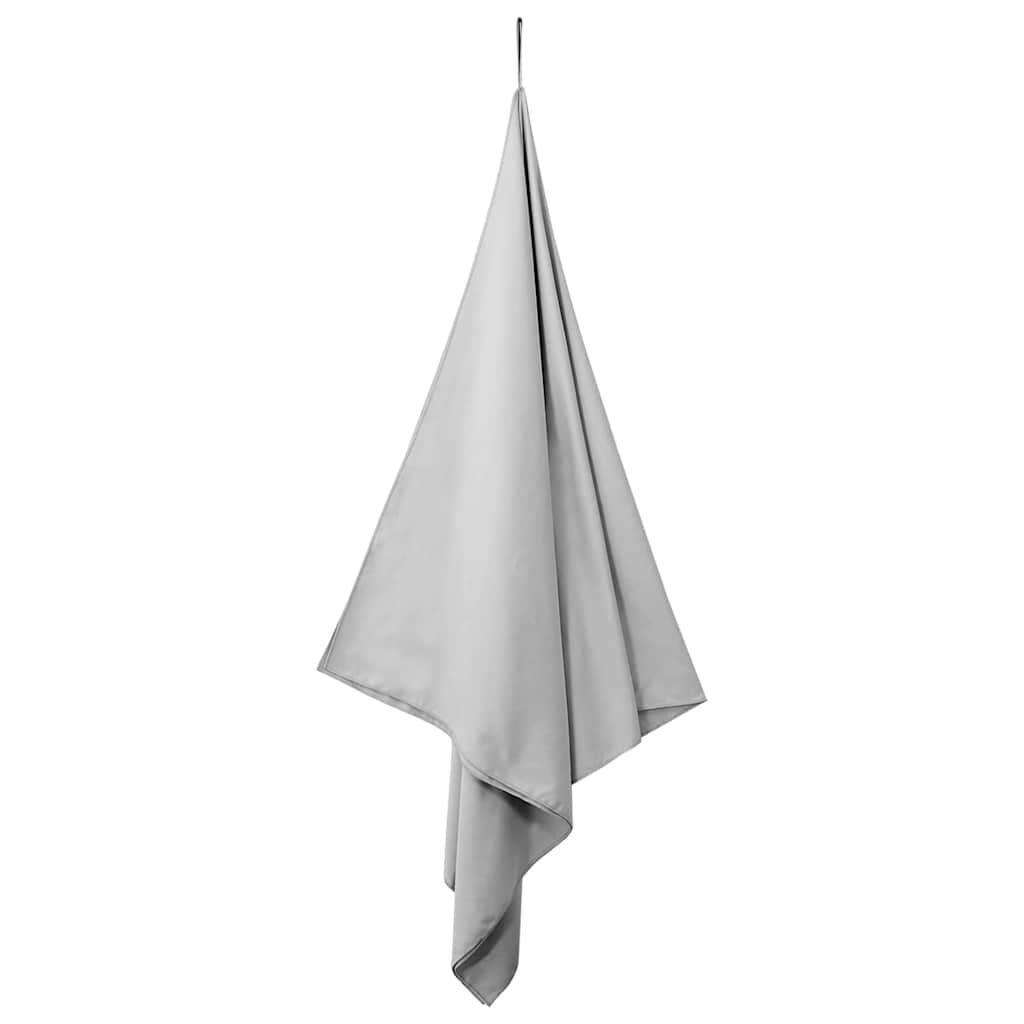 Sporthandtücher 2 pcs Grau 180 x 90 cm Polyester und Polyamid