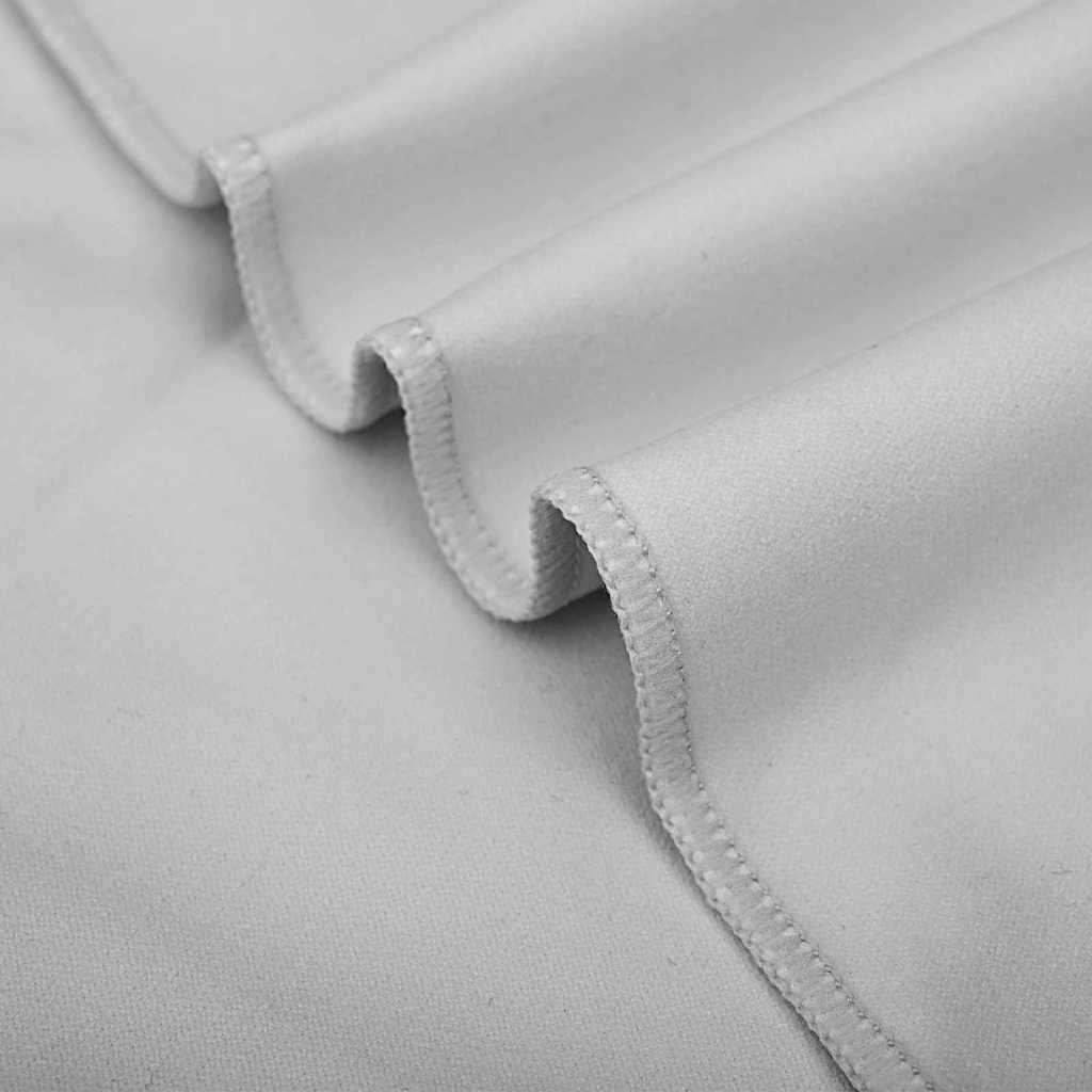 Sporthandtücher 2 pcs Grau 200 x 100 cm Polyester und Polyamid
