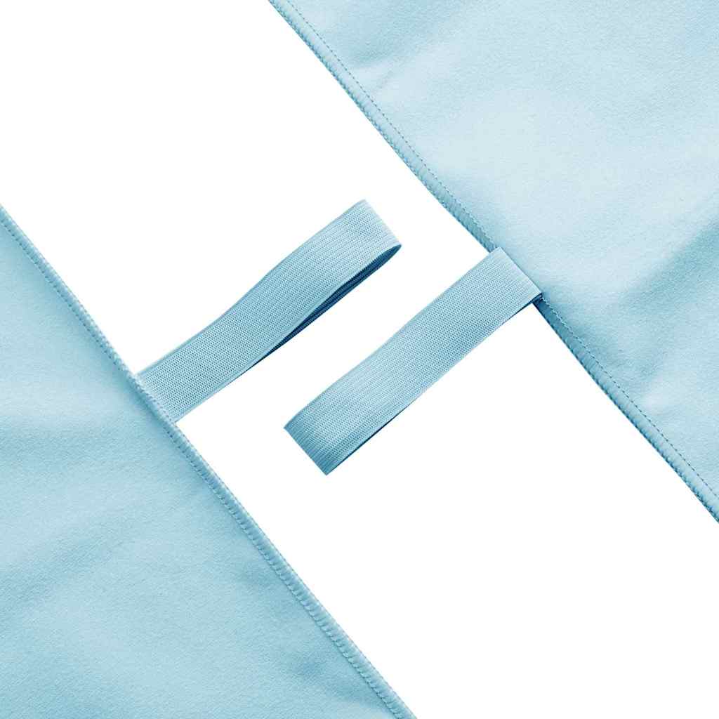 Sporthandtücher 2 pcs Blau 200 x 100 cm Polyester und Polyamid