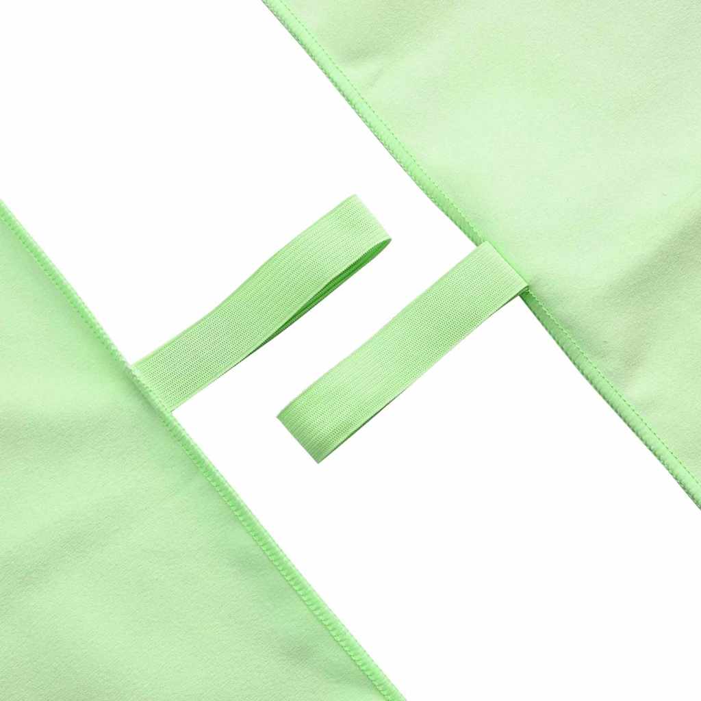 Sporthandtücher 2 pcs Grün 180 x 90 cm Polyester und Polyamid