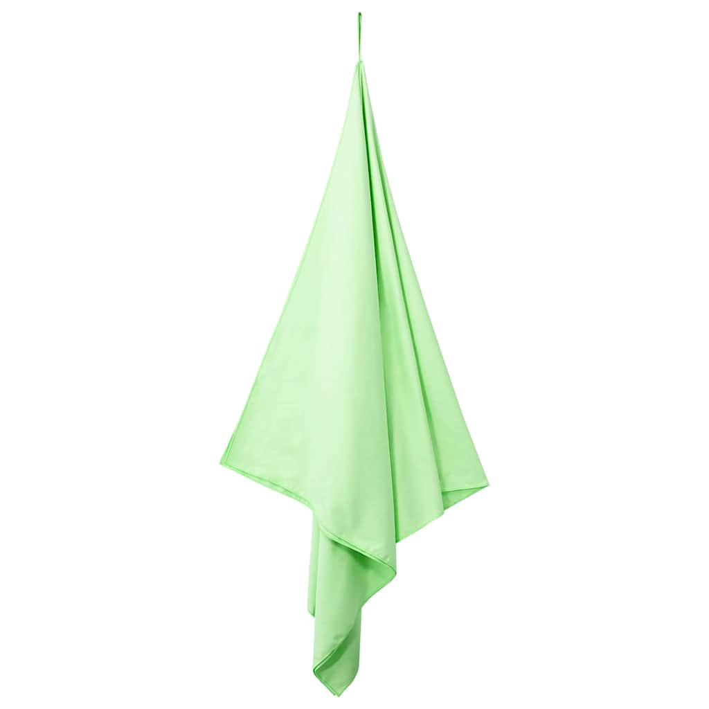 Sporthandtücher 2 pcs Grün 200 x 100 cm Polyester und Polyamid