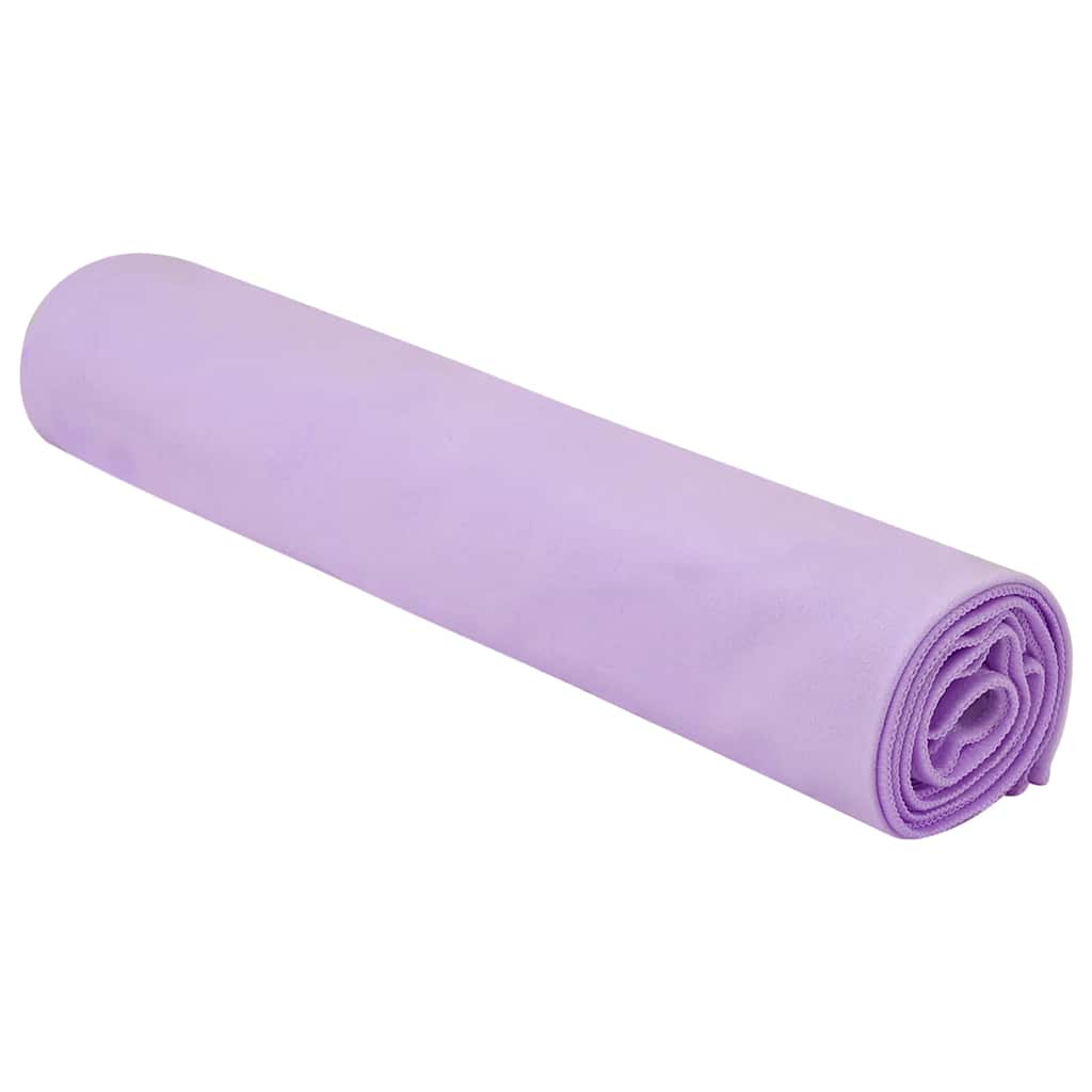 Sporthandtücher 2 pcs Lila 140 x 70 cm Polyester und Polyamid