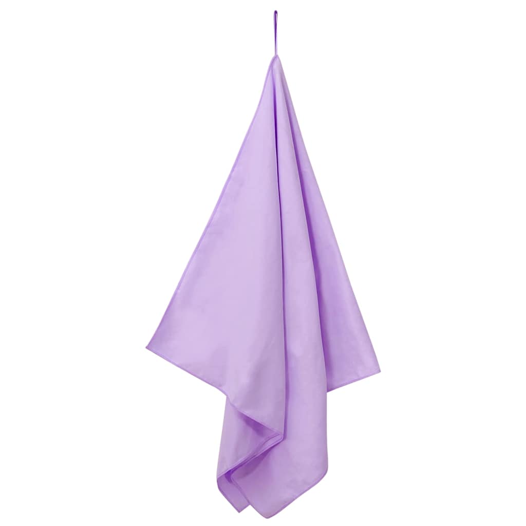 Sporthandtücher 2 pcs Lila 140 x 70 cm Polyester und Polyamid